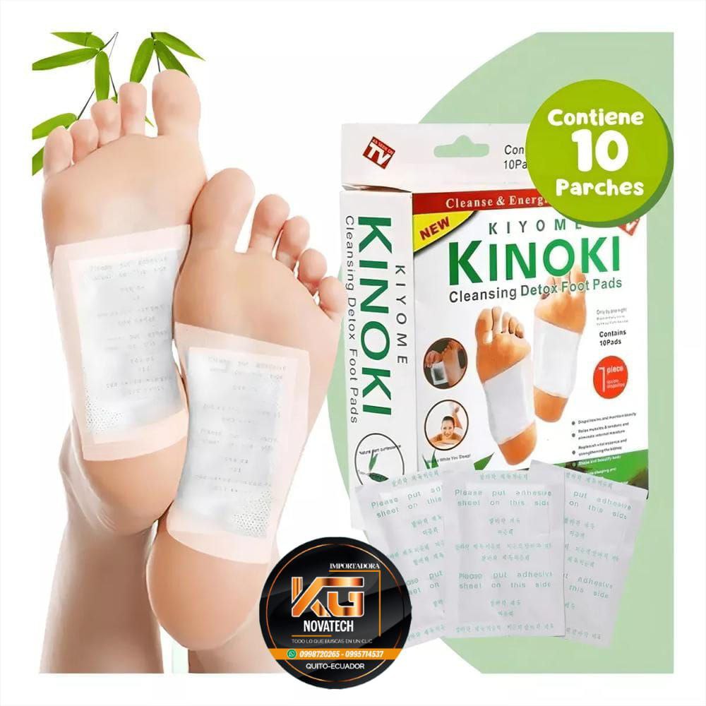 PARCHES DE PIES KINOKI X10
