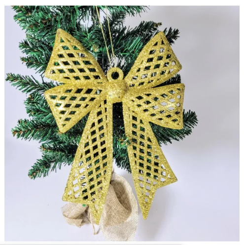 LAZOS NAVIDEÑOS ESCARCHADOS