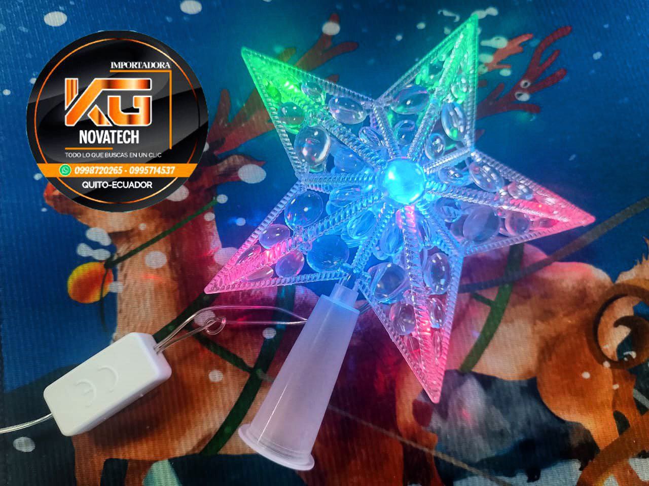 ESTRELLA PARA ARBOL CON LUCES