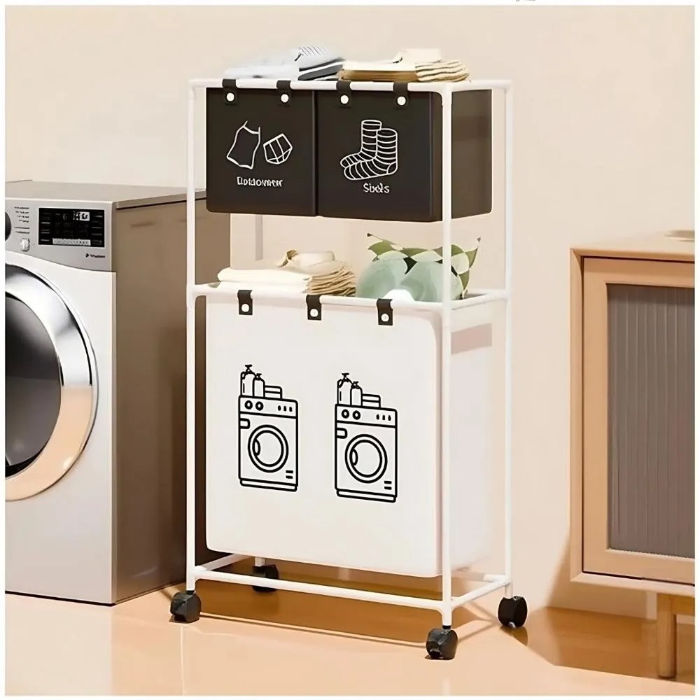 ORGANIZADOR DE LAVANDERÍA 3 ESPACIOS