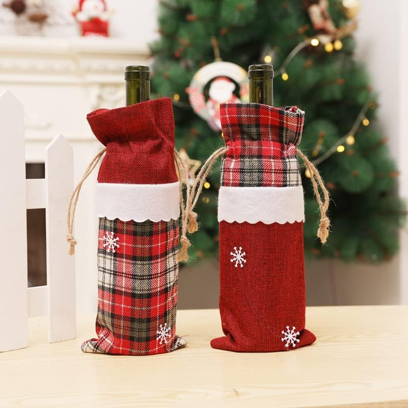 FUNDAS NAVIDEÑAS PARA BOTELLAS DE VINO EC