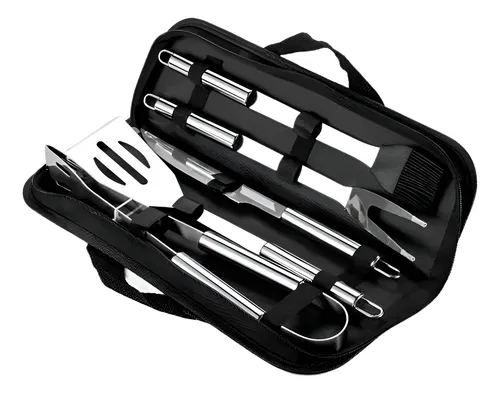 SET PARRILLERO X5PCS CON ESTUCHE