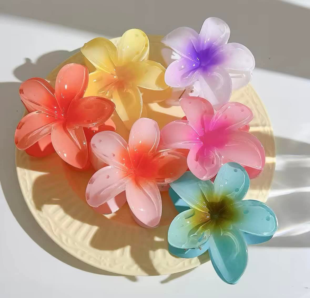 VINCHA HAWAIANA MEDIANA - COLORES FLORALES