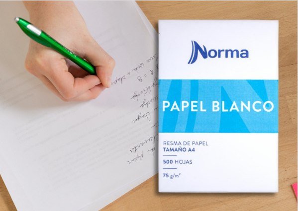 RESMA DE PAPEL BOND NORMA 500 H