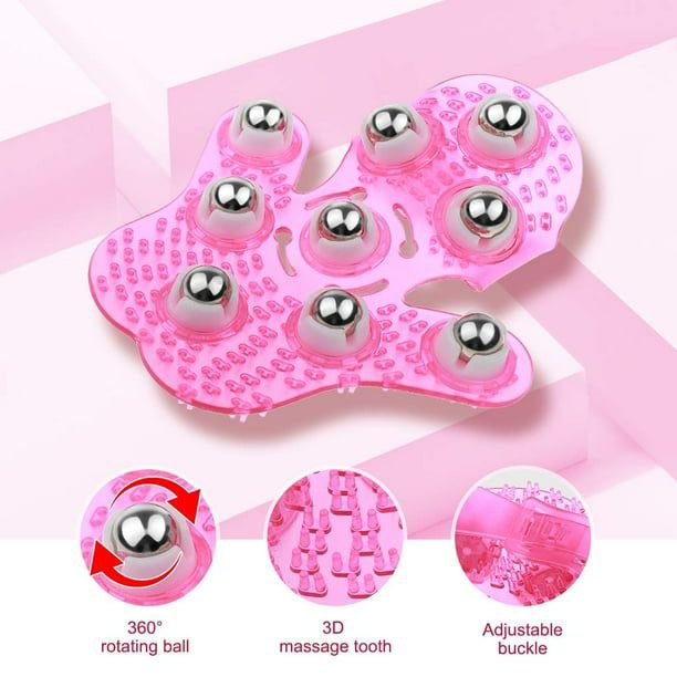 GUANTE MASAJEADOR CON 9 ESFERAS