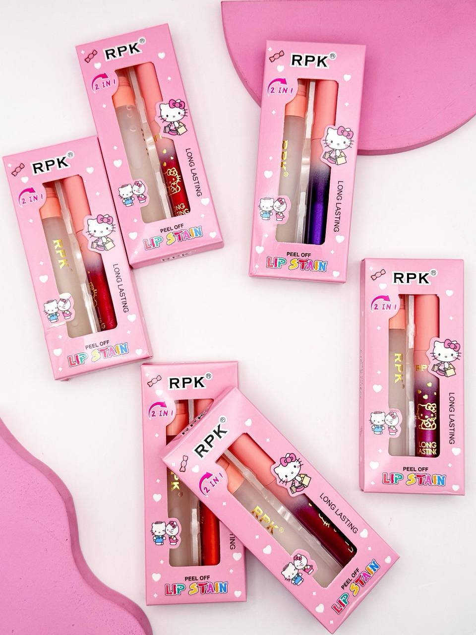 TINTA DE LABIOS HELLO KITTY 2 EN 1