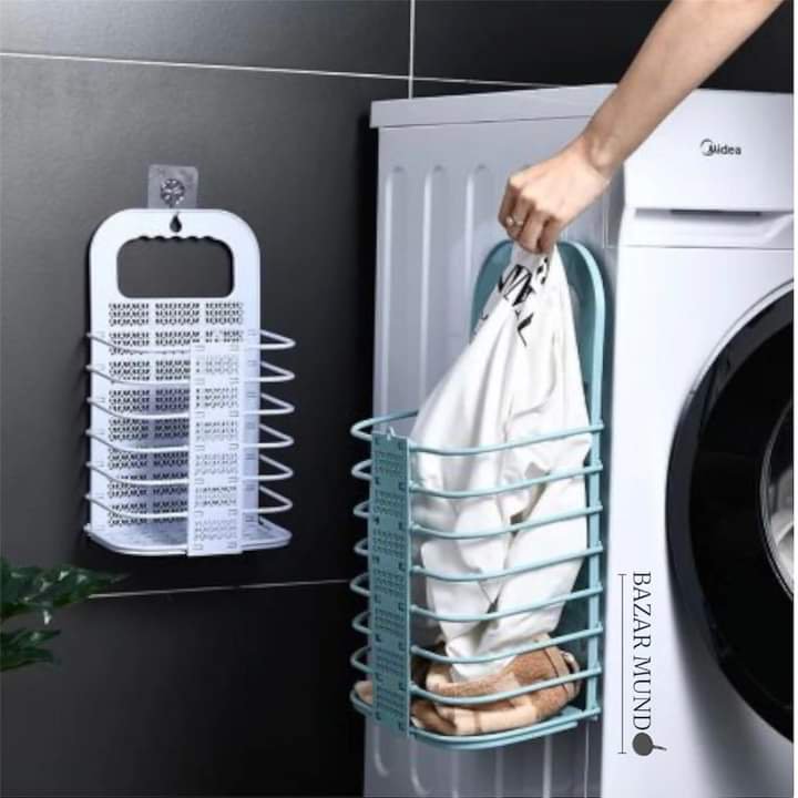 CESTO DE ROPA PLEGABLE Y PORTABLE