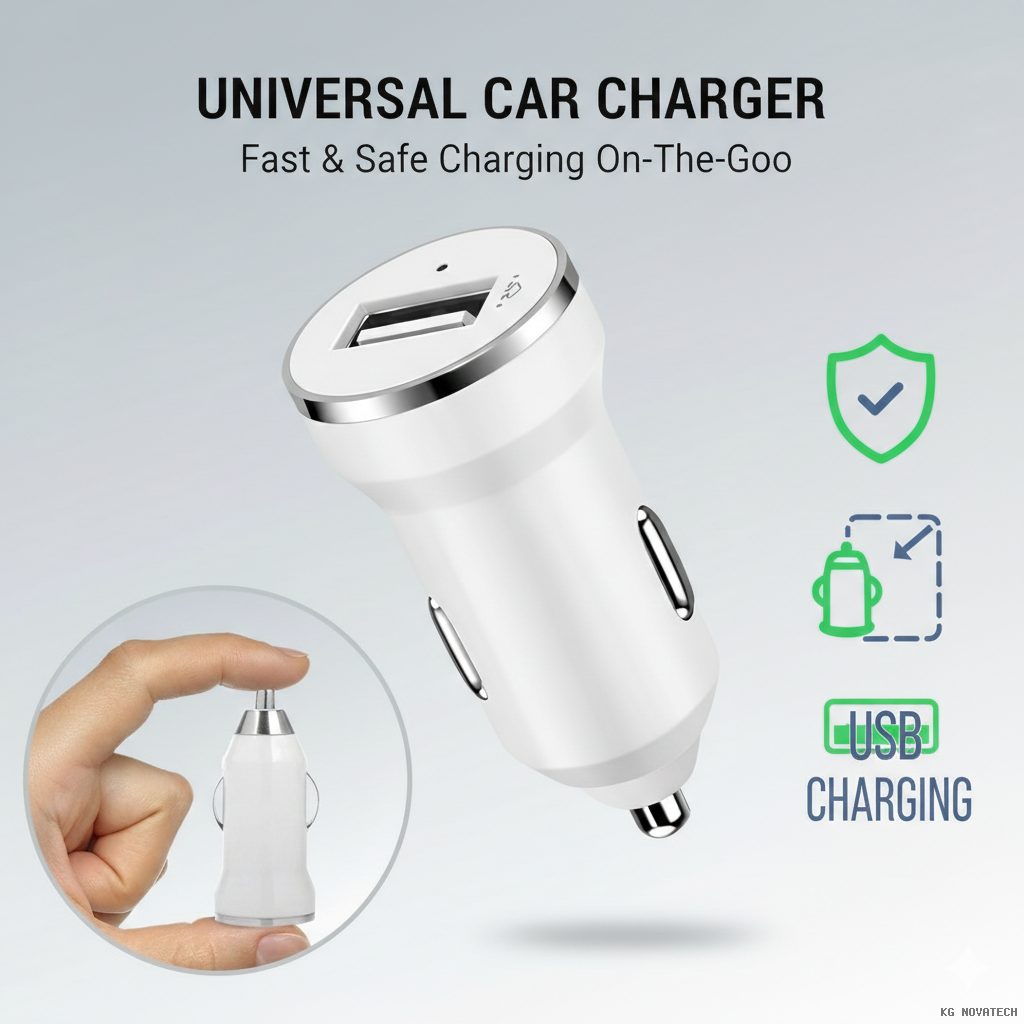 CARGADOR UNIVERSAL PARA AUTO - USB