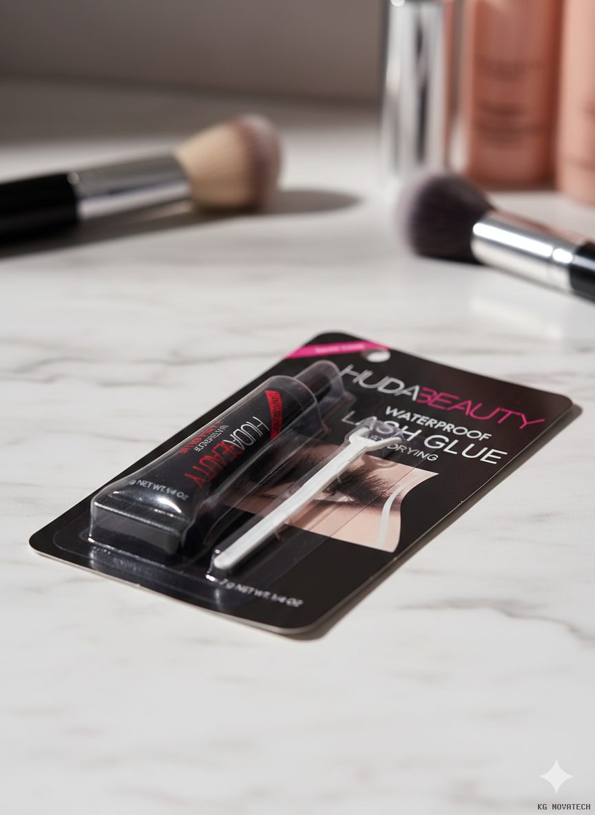 PEGAMENTO PARA PESTAÑAS + PINZA HUDABEAUTY