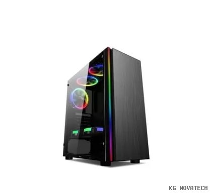CASE GAMING 4 VENTILADORES RGB