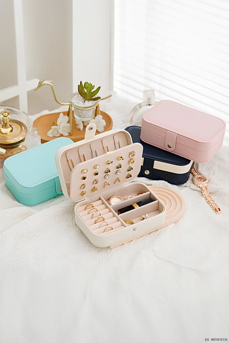 ORGANIZADOR DE CUERINA PARA JOYAS