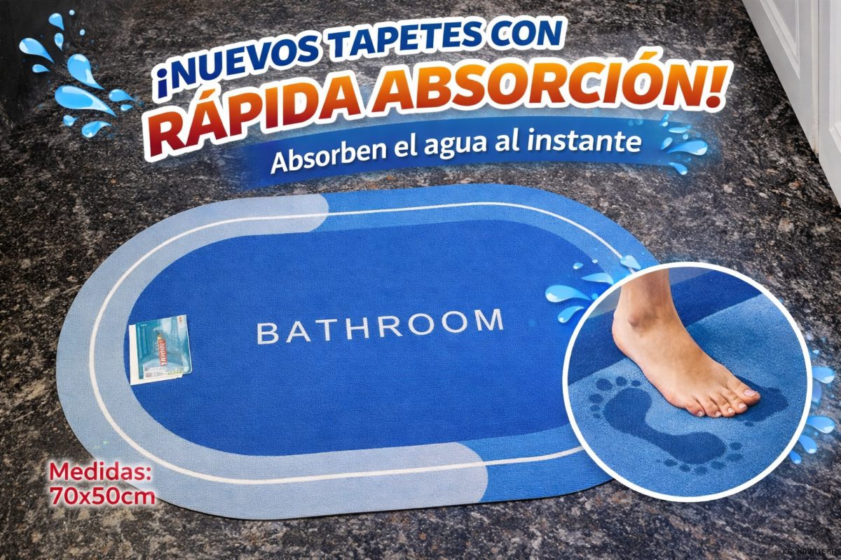 ALFOMBRA ABSORBENTE OVALADO