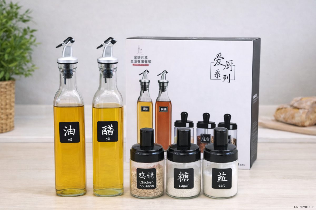 SET DE FRASCOS PARA ESPECIES X 5PCS