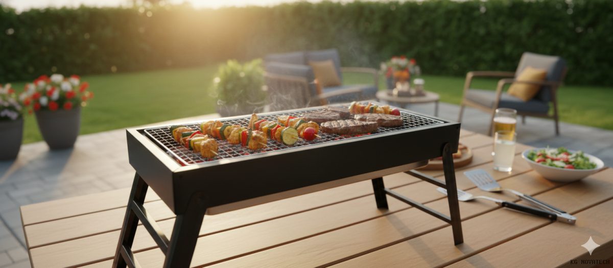 PARRILLA PORTÁTIL PARA CAMPING